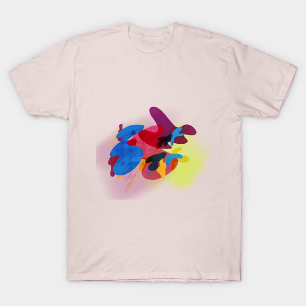 Abstract Colorful T-Shirt by vestidofloreado